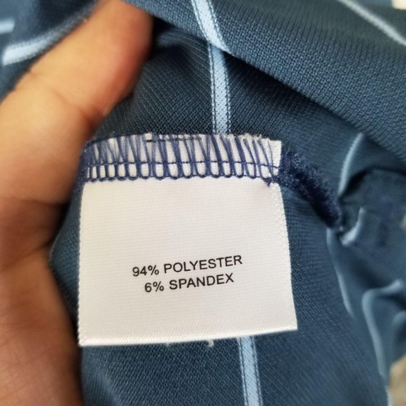 Peter Millar Summer Comfort Men's M Blue Striped S - Picture 5 of 9